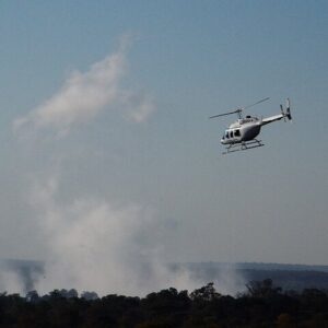 25 min helicopter flight in Victoria Falls