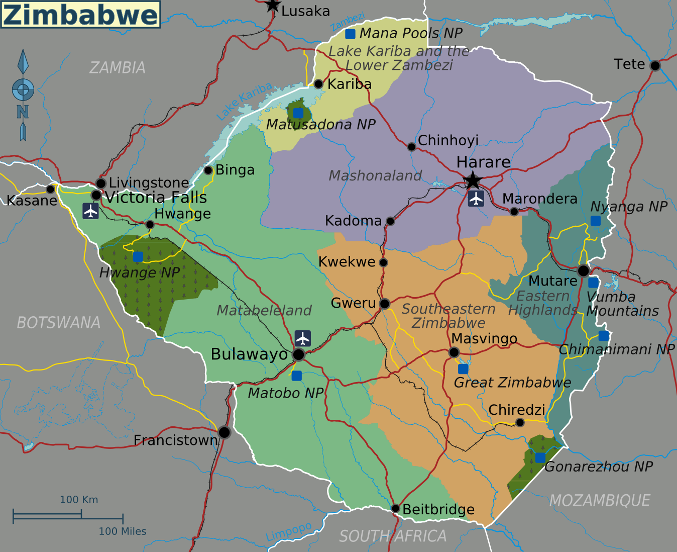 Zimbabwe itinerary