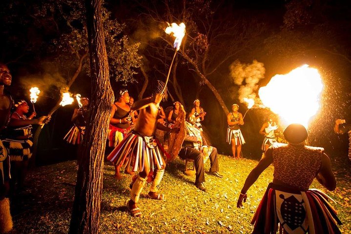 Boma dinner and drum experience in Victoria Falls
