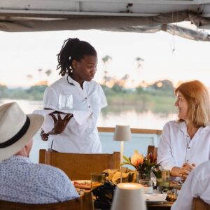 Breakfast sunrise cruise in Victoria Falls