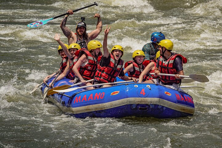 Half day white water rafting in Victoria Falls