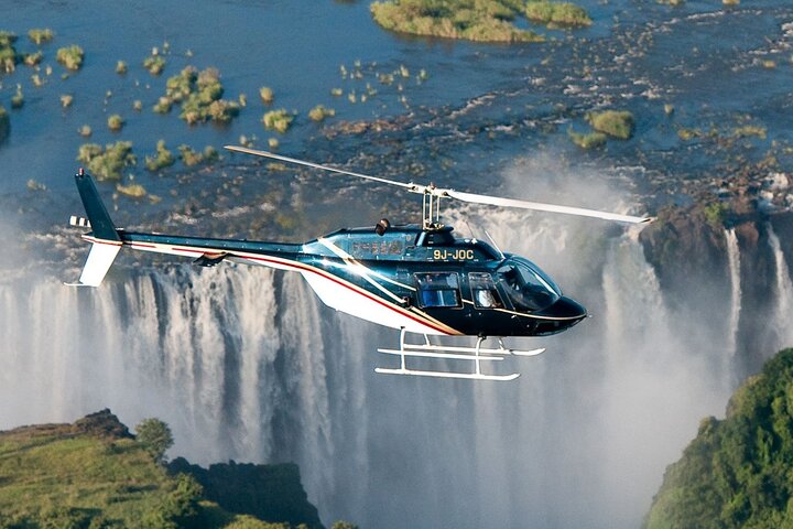 Helicopter flight victoria falls in Victoria Falls
