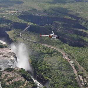 Helicopter flights over the victoria in Victoria Falls