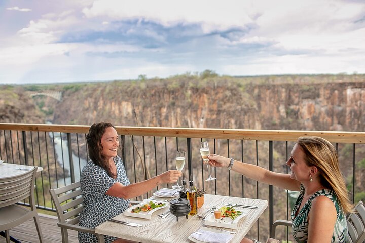 Lookout caf lunch in victoria in Victoria Falls