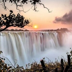 Lunar rainbow experience at victoria in Victoria Falls