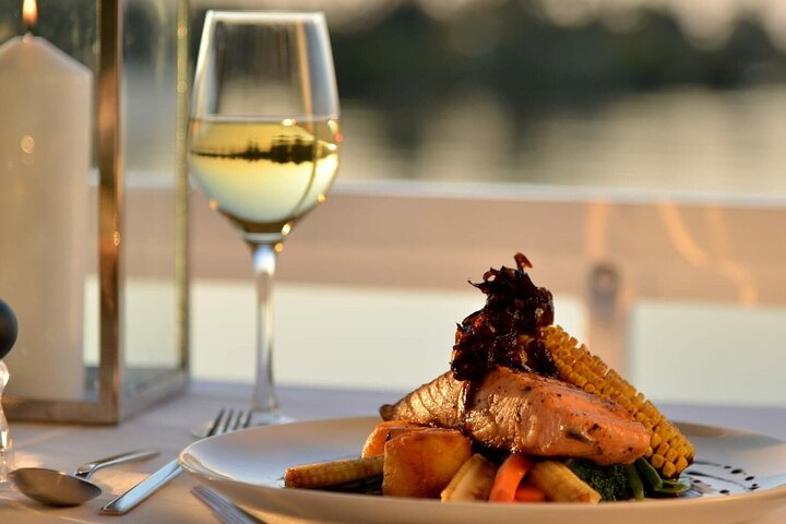 Premium dining luxury sunset dinner in Victoria Falls