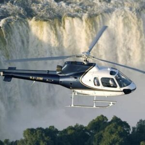 Scenic helicopter flight experience in Victoria Falls