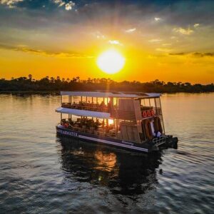 Shearwater riversong luxury river cruise in Victoria Falls
