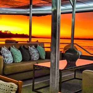 Sunset safari cruise in Victoria Falls