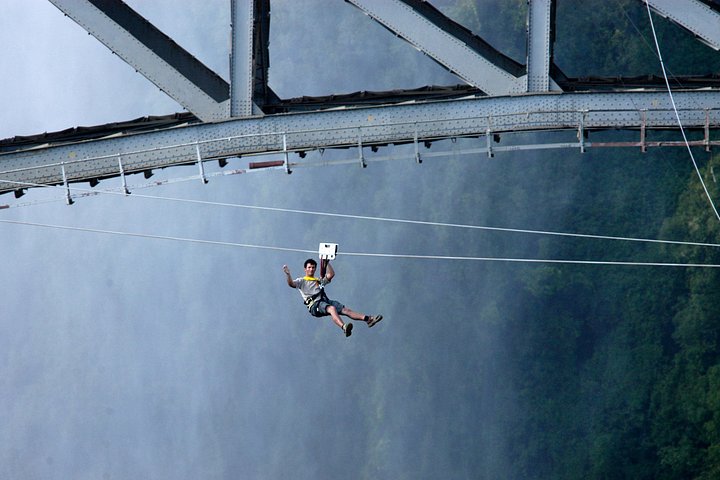 Tandem- zip line victoria falls in Victoria Falls