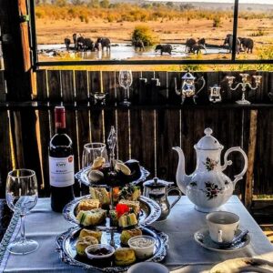 Tea in the savannah experience in Victoria Falls