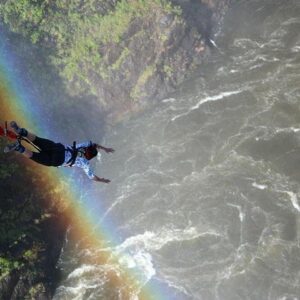 Victoria falls bridge bungee jump in Victoria Falls