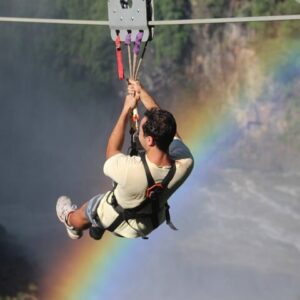 Victoria falls bridge slide adventure in Victoria Falls