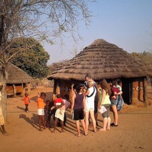 Victoria falls cultural private village in Victoria Falls