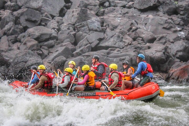 Victoria falls overnight rafting camping in Victoria Falls