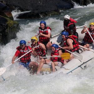 White water rafting in Victoria Falls