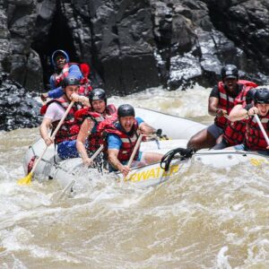 Whitewater rafting on the zambezi in Victoria Falls